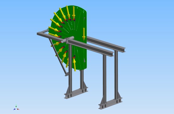 Roller Frame FEA Load Set Up Roller Frame FEA Load Set Up