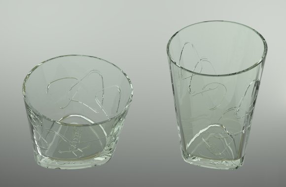 Small and Large Tumbler